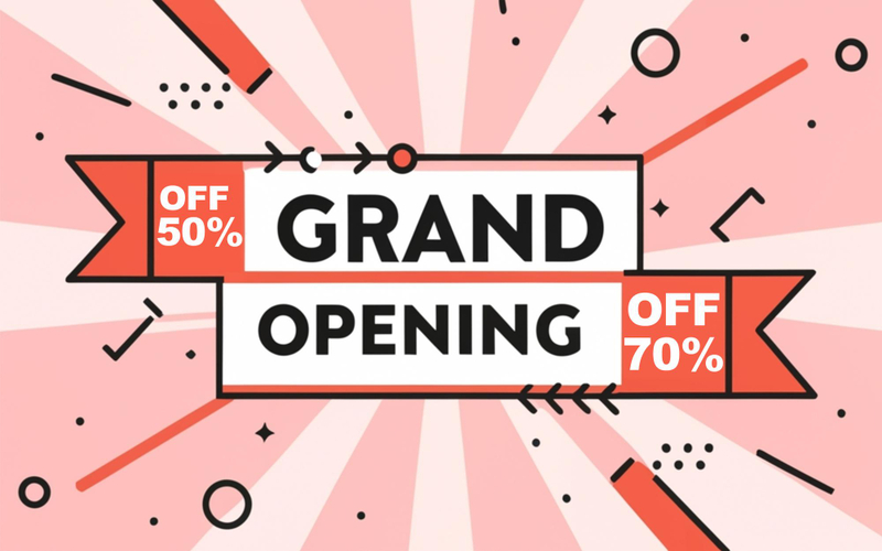 Khuyến mãi khai trương trong chương trình khuyến mãi Tết giúp xây dựng tệp khách hàng mới.