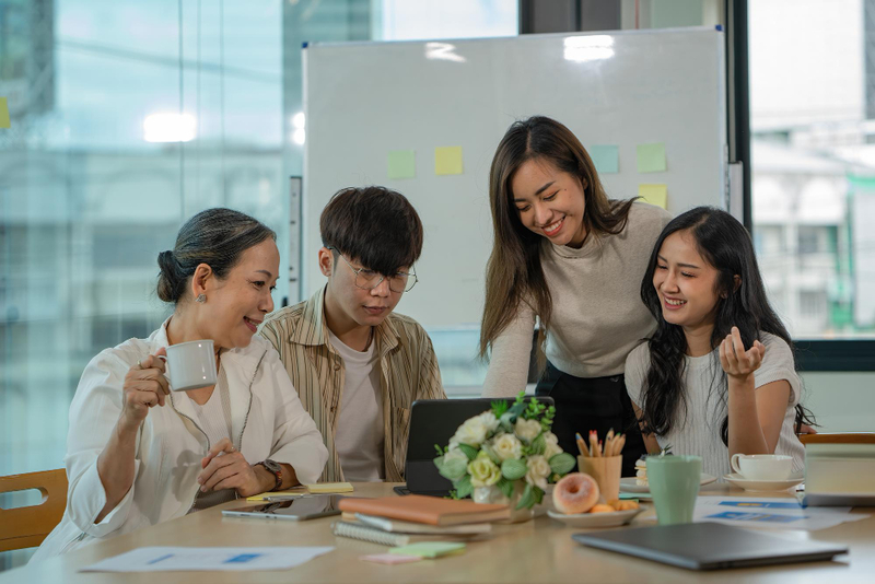 Biểu đồ thể hiện vai trò của employee engagement đối với hiệu quả kinh doanh và nhân viên.