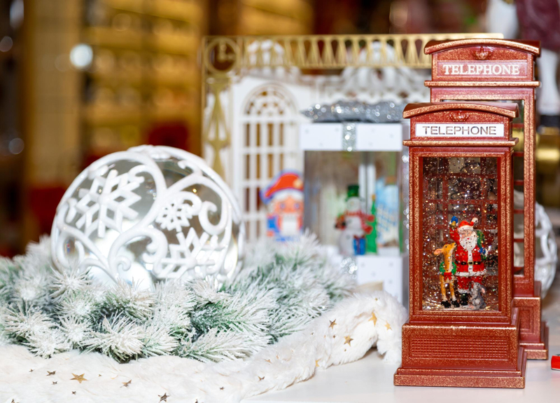 Hộp nhạc chủ đề Giáng sinh trang trí