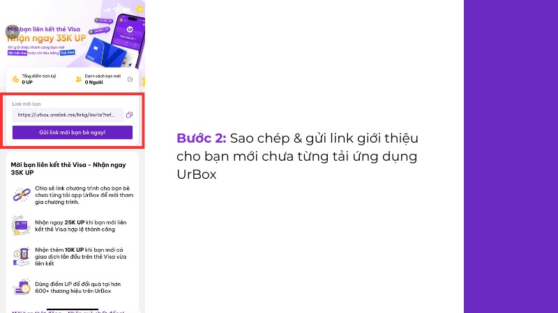 Bước 2 - Lấy link giới thiệu