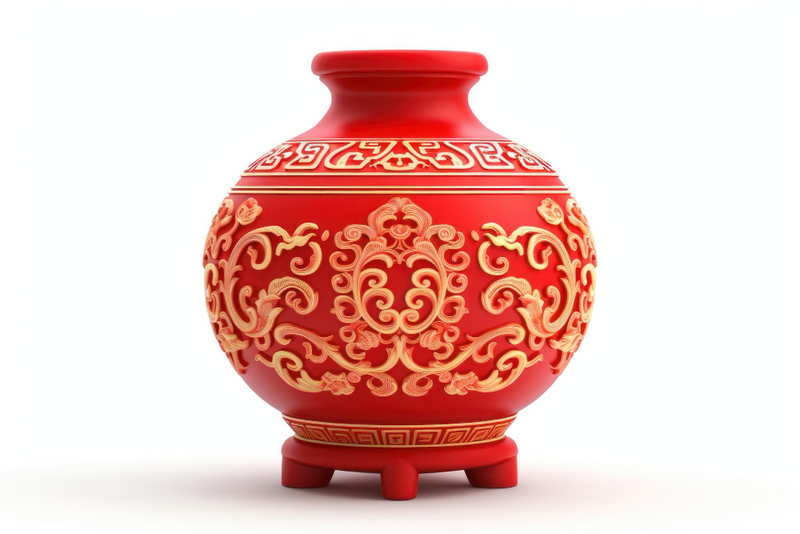 Bình sứ hút lộc dùng làm quà tặng doanh nhân may mắn