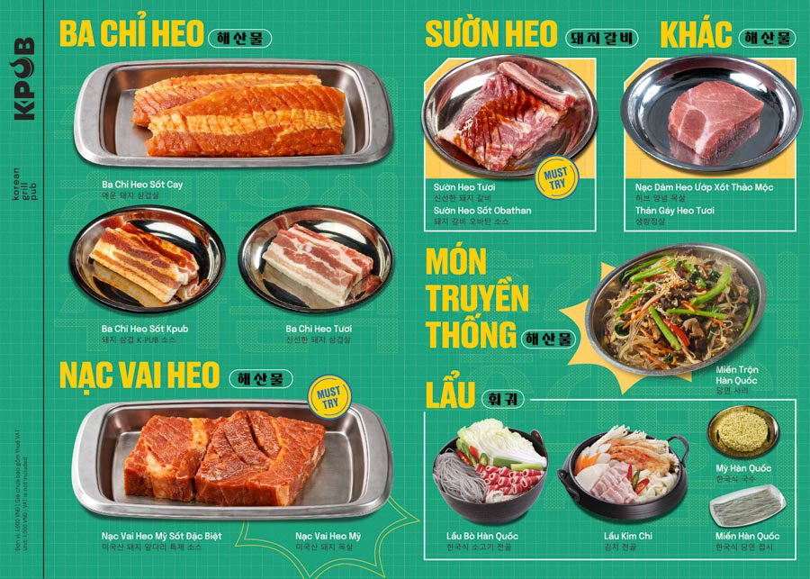 kpub menu cập nhật