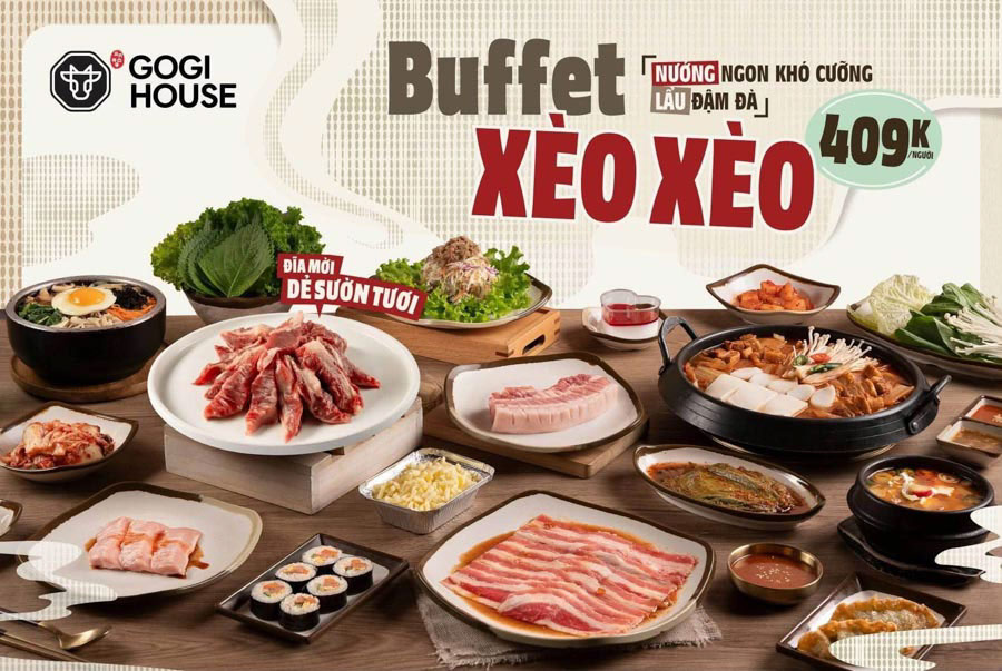 menu buffet gogi