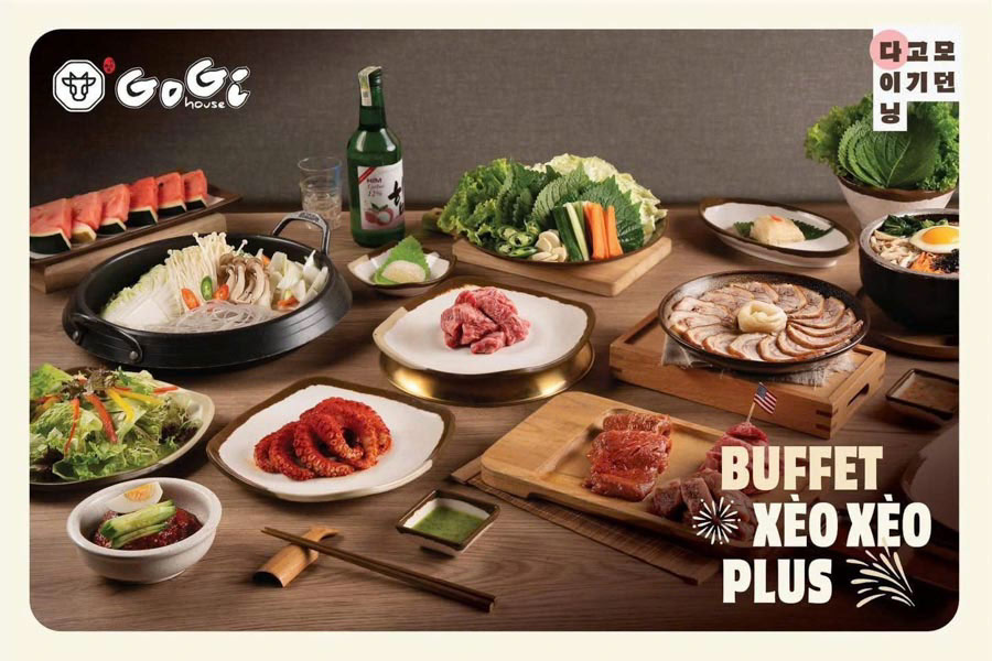 menu gogi house chi tiết