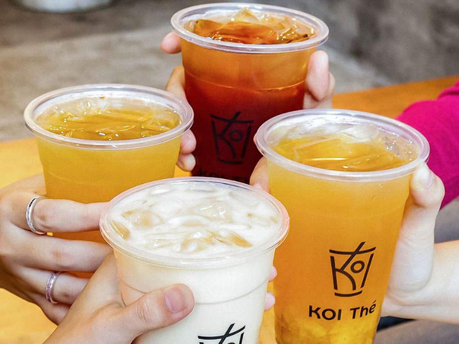 menu KOI thé Đà Nẵng