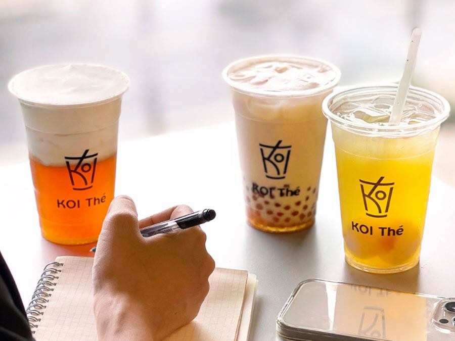 menu koi thé hà nội