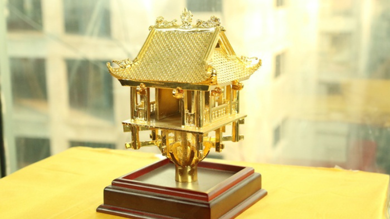 Khuê Văn Các mạ vàng