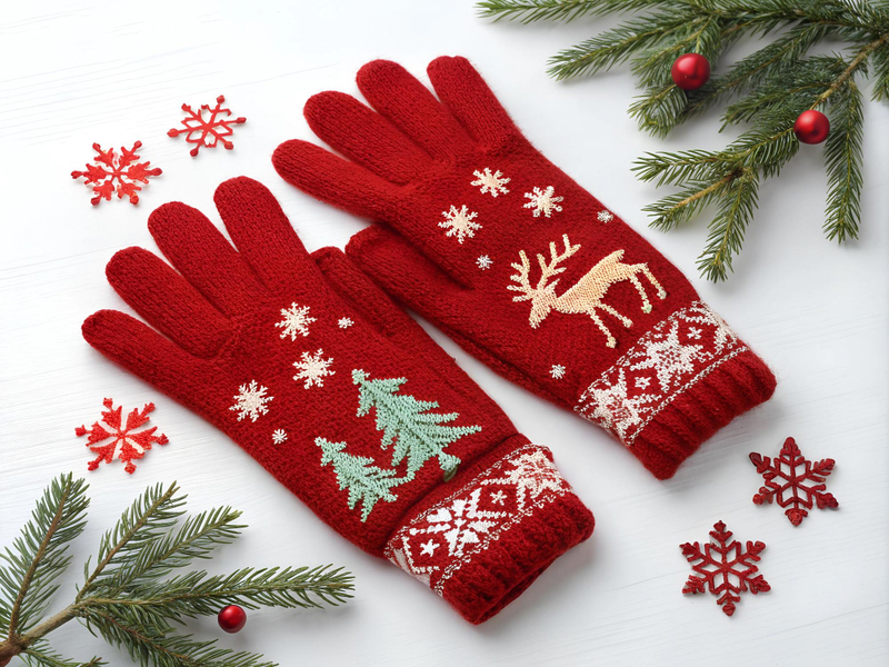 Găng tay mùa đông tặng Noel