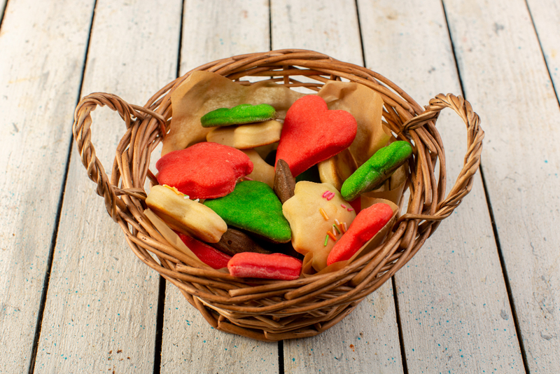 Alt: Giỏ quà Noel đẹp mắt, lựa chọn ý nghĩa dành tặng đồng nghiệp.