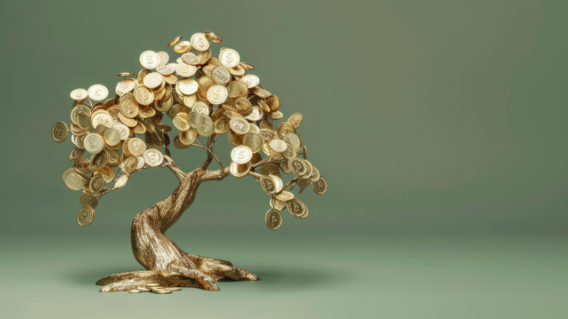 Cây hoa mai bonsai mạ vàng