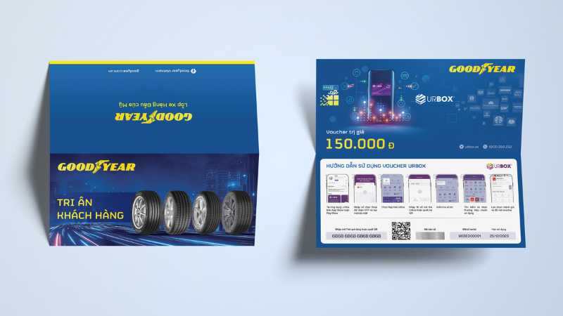Voucher quà tặng thiết kế tùy chỉnh