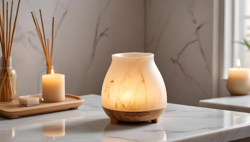 Bộ tinh dầu và đèn xông là quà tặng Đại hội Đoàn mang thông điệp chăm sóc tinh thần sau những giờ hoạt động sôi nổi.