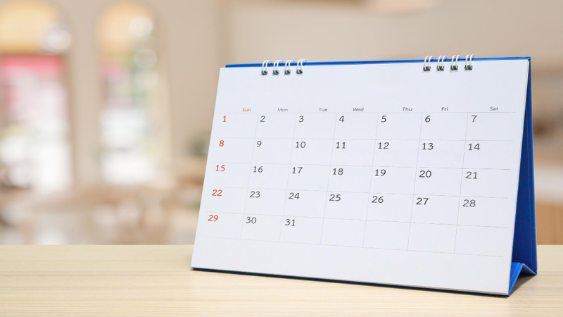 Lịch để bàn dùng làm quà tặng cho khách mời đám cưới