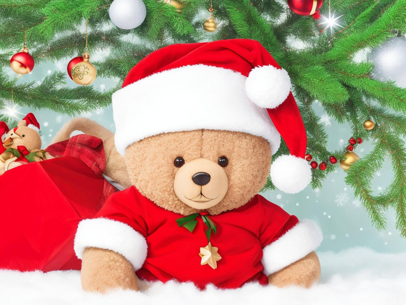 Gấu bông Giáng sinh