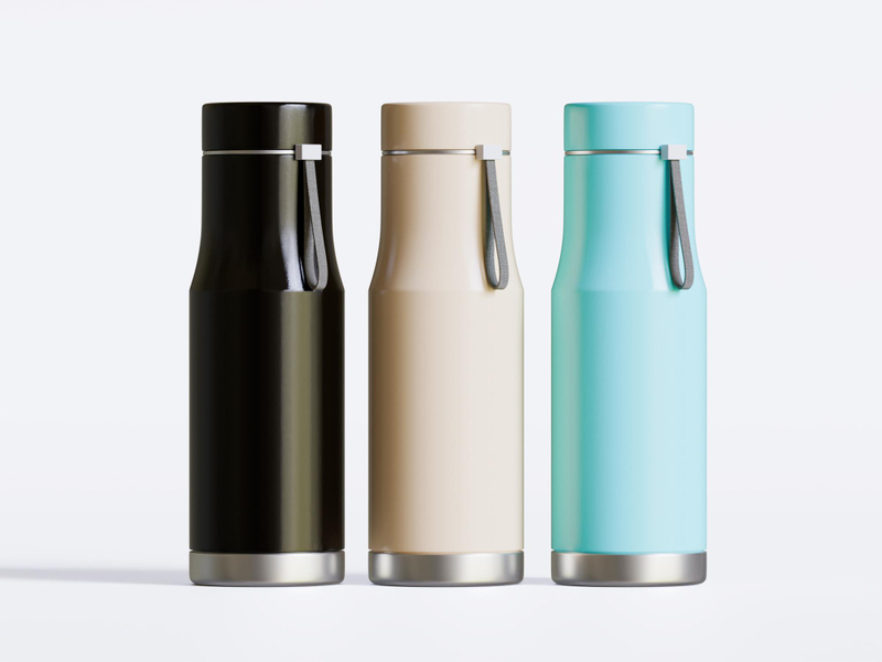 Bình giữ nhiệt thiết kế đơn giản dùng làm quà tặng quảng cáo cho khách hàng.
