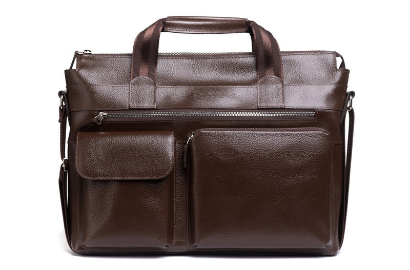 Alt: Balo da laptop màu tối.