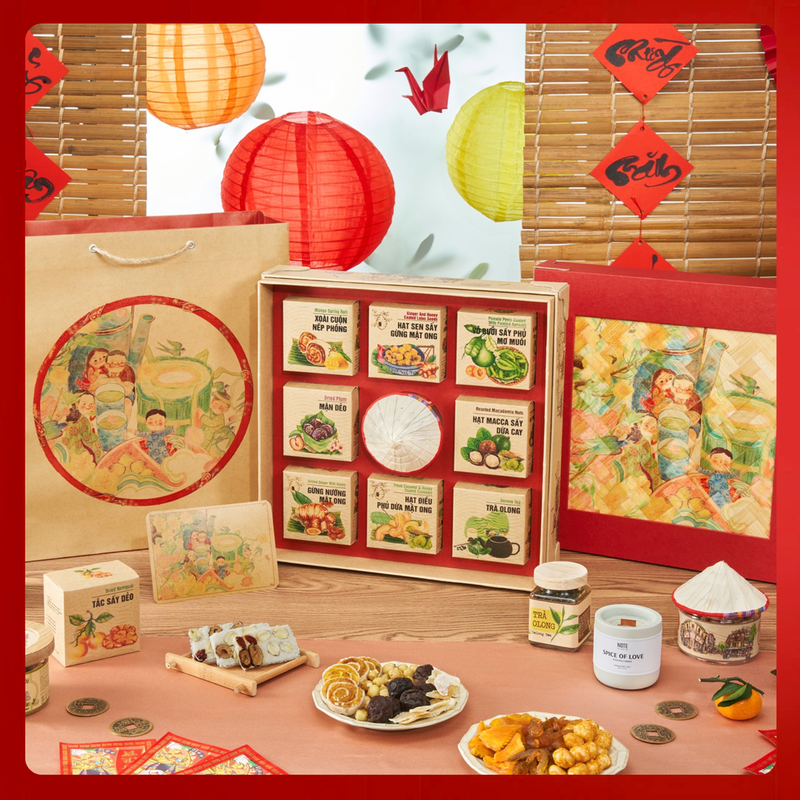 Alt: Hộp quà Tết tặng thầy cô