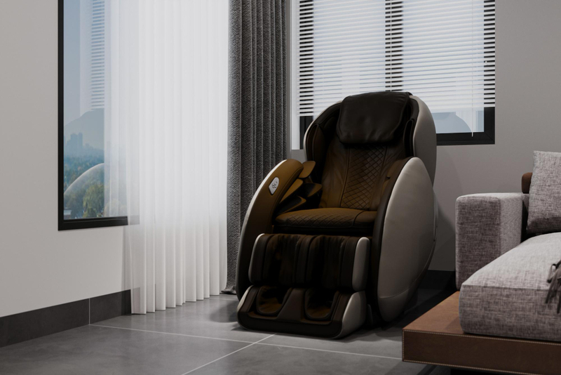 Alt: Ghế massage cao cấp quà Tết biếu sếp giúp thư giãn cơ thể.