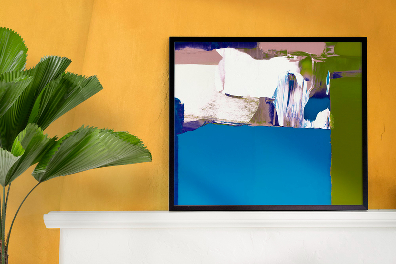 Alt: Tranh treo tường làm quà Tết tặng bố mẹ chồng.