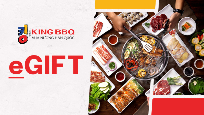 e-gift voucher King BBQ