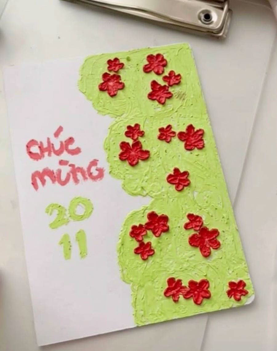 thiệp 20 11 làm bằng tay đơn giản tặng thầy cô