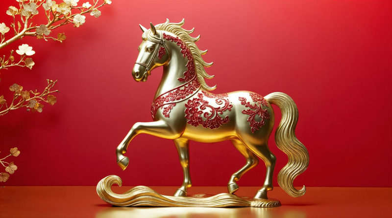 Alt: Các cách trang trí Tết năm Ngọ với phụ kiện trang trí