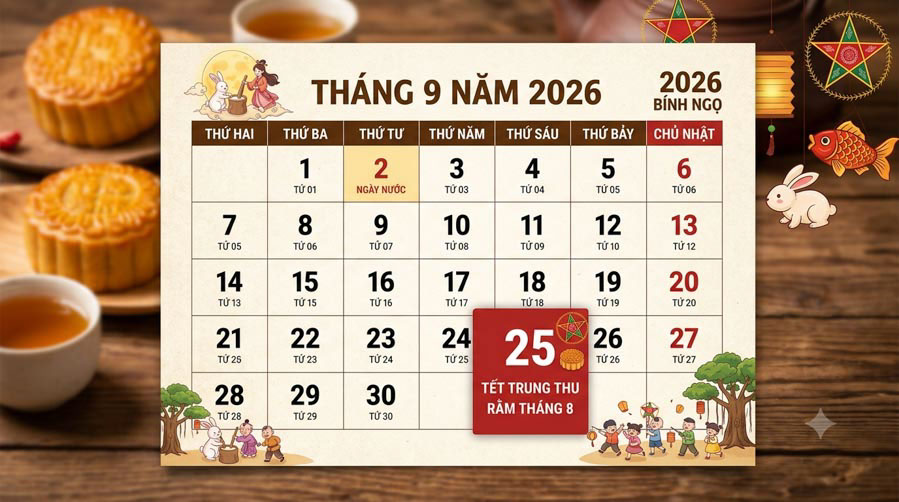 trung thu năm 2026