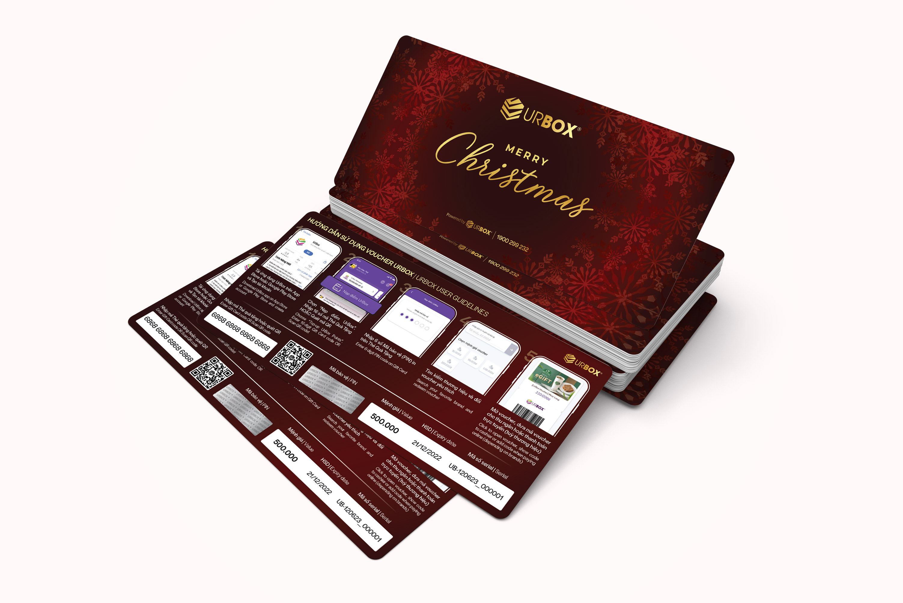 Alt: Voucher quà tặng Giáng sinh thiết kế hiện đại