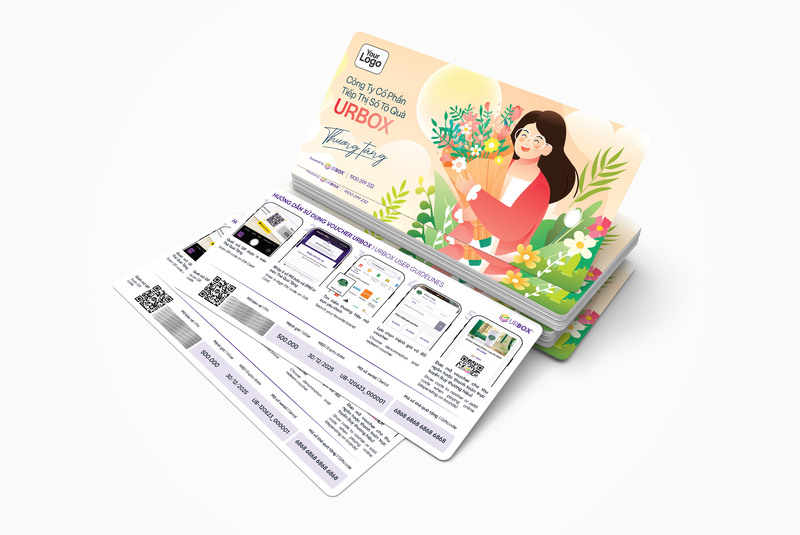 Voucher quà tặng 20/10 UrBox