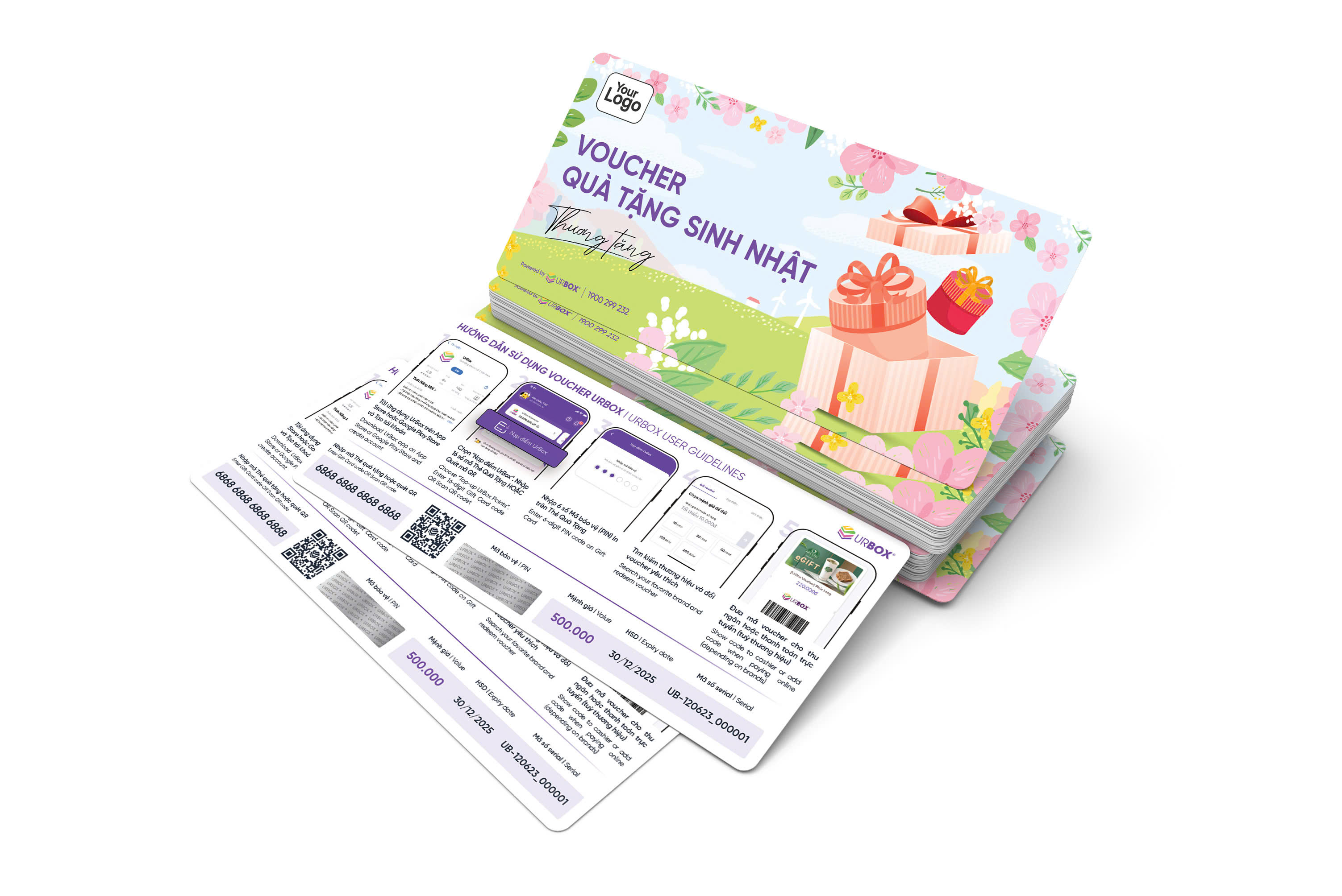 Voucher tặng sinh nhật nhân viên kèm lời chúc ý nghĩa