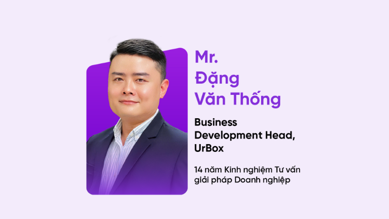 Mr. Đặng Văn Thống, Business Development Head Webinar 15/7