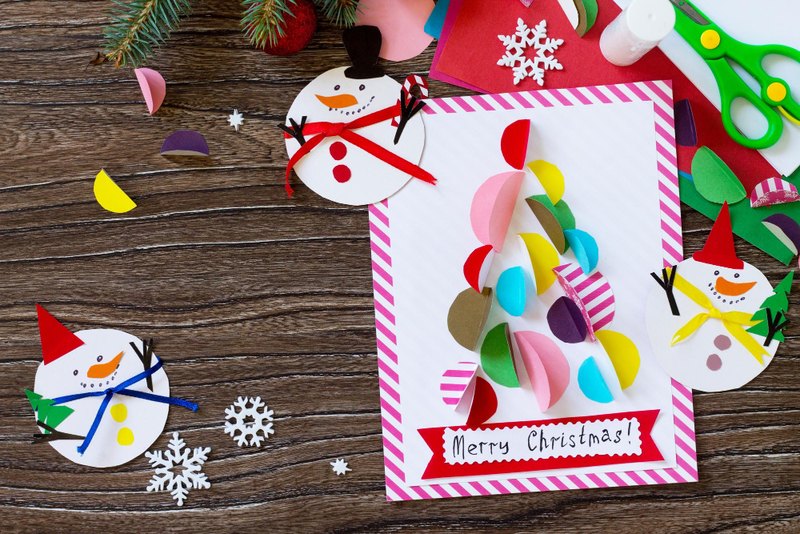 Alt: Thiệp Giáng sinh cho bé đơn giản