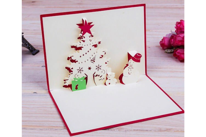 Alt: Thiệp Giáng sinh 3D handmade